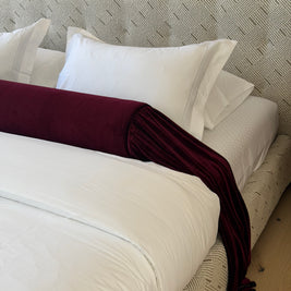 LANCASTER CUSHION - BORDEAUX PRE ORDER