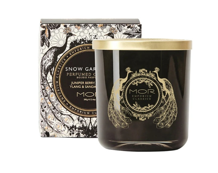 MOR EMPORIUM CLASSICS SNOW GARDENIA PERFUMED CANDLE