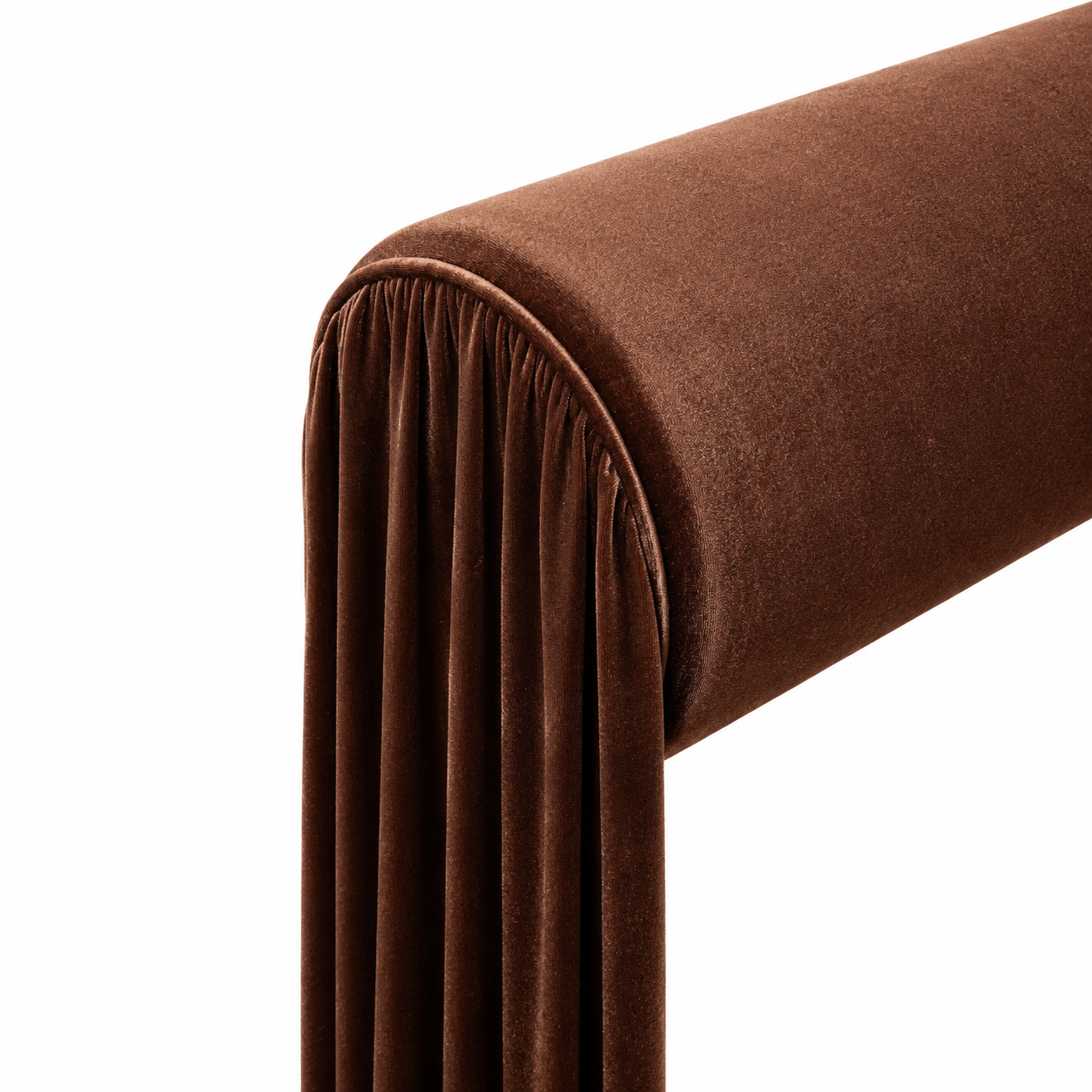 LANCASTER CUSHION - CHOCOLATE BROWN